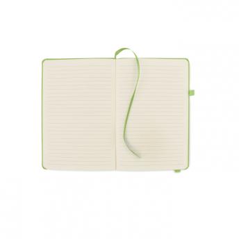 Блокнот формата A5 с линованными страницами из переработанной искусственной кожи NTEU13-705326