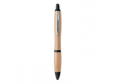 Ручка шариковая из бамбука и пласт NTEU13-704789