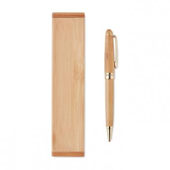 Бамбуковая шариковая ручка твис NTEU13-704801