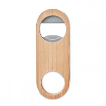 Открывалка метал с бамбуком NTEU13-704702