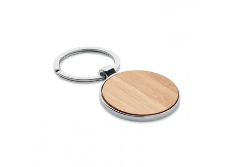 Брелок круглый бамбук NTEU13-706537