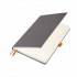 Ежедневник Alfa Note Pasu А5, серый/оранжевый,  недатированный, в твердой обложке