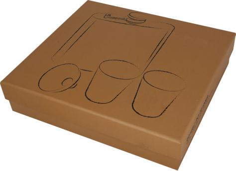 Фляга с двумя рюмками NTEU9-32929