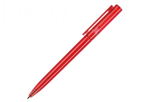 Ручка шариковая, пластик, красный, прозрачный Paco артикул PAT-1030