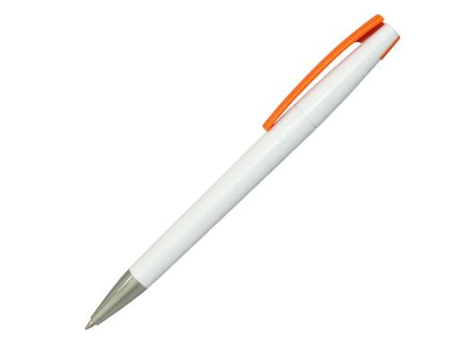 Ручка шариковая, пластик, белый/оранжевый, Z-PEN артикул 201020-A/OR