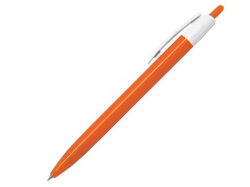 Ручка шариковая, пластик, оранжевый/белый, Barron артикул 301040-B/OR