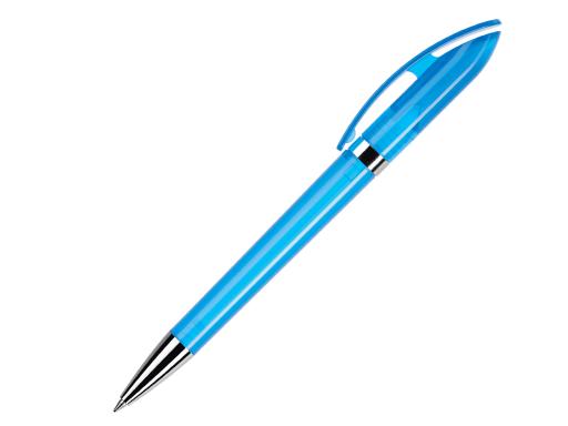 Ручка шариковая, пластик, голубой, прозрачный Polo артикул POT-1021