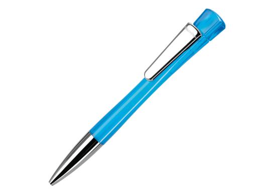 Ручка шариковая, пластик, прозрачный, голубой Lenox артикул LXMT-1021