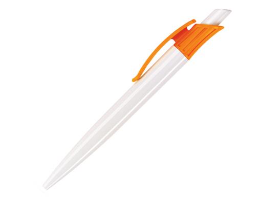 Ручка шариковая, пластик, белый/оранжевый Gladiator артикул G-99/60