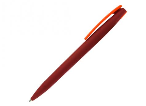 Ручка шариковая, пластик, софт тач, красный/оранжевый, Z-PEN Color Mix артикул 201020-BR/RD-OR