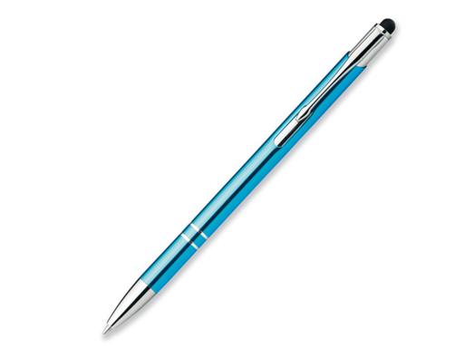Ручка шариковая, металл, бирюзовый Oleg Slim артикул 12574-49