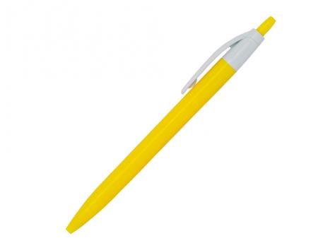 Ручка шариковая, Simple, пластик, желтый/белый артикул 501010-B/YE