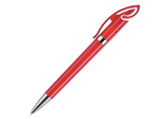 Ручка шариковая, пластик, красный, прозрачный Cobra артикул CTCH-1030