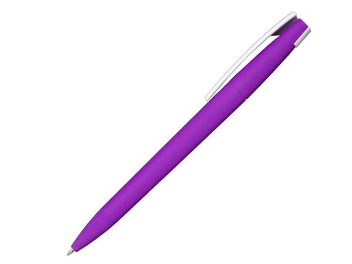 Ручка шариковая, пластик, софт тач, фиолетовый/белый, Z-PEN артикул 201020-BR/VL