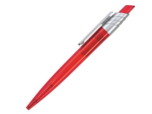 Ручка шариковая, пластик, красный/серебро Dream артикул DTS-1030