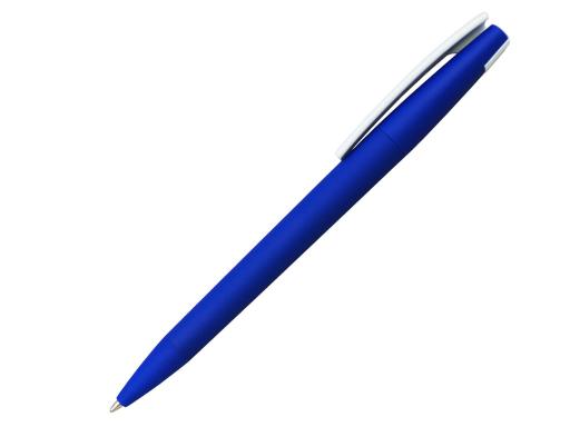 Ручка шариковая, пластик, софт тач, синий/белый, Z-PEN артикул 201020-BR/BU-286