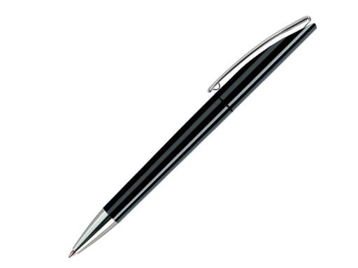 Ручка шариковая, пластик, металл, черный/серебро, EVO артикул EM-10