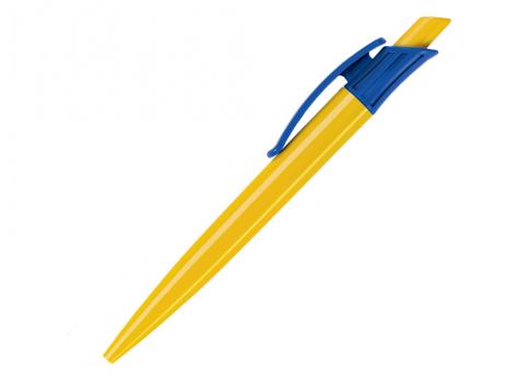 Ручка шариковая, пластик, желтый/синий Gladiator артикул G-80/20