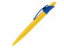 Ручка шариковая, пластик, желтый/синий Gladiator артикул G-80/20