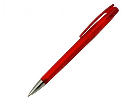Ручка шариковая, пластик, фрост, красный/серебро, Z-PEN артикул 201020-D/RD