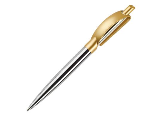 Ручка шариковая, металл, золото Doppio артикул DPSM-Gold