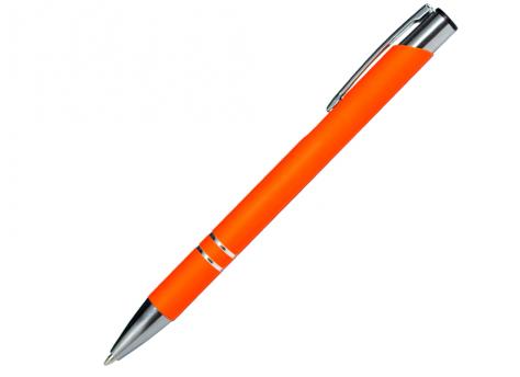 Ручка шариковая, COSMO Soft Touch, металл, оранжевый артикул SJ/R-OR