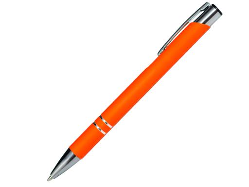 Ручка шариковая, COSMO Soft Touch, металл, оранжевый артикул SJ/R-OR