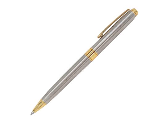 Ручка шариковая, металл, серебро/золото артикул ACT01/ST-GD