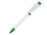 Ручка шариковая, пластик, белый/зеленый, Optimus артикул OPC-99/1040