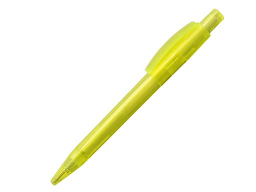 Ручка шариковая, пластик, прозрачный, желтый артикул 1173/YE