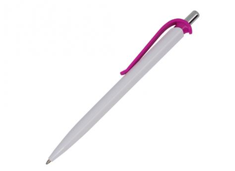 Ручка шариковая, пластик, белый/розовый, Efes артикул 401018-A/PK