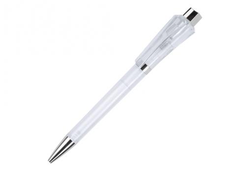 Ручка шариковая, пластик, белый, прозрачный Optimus артикул OPT-1099