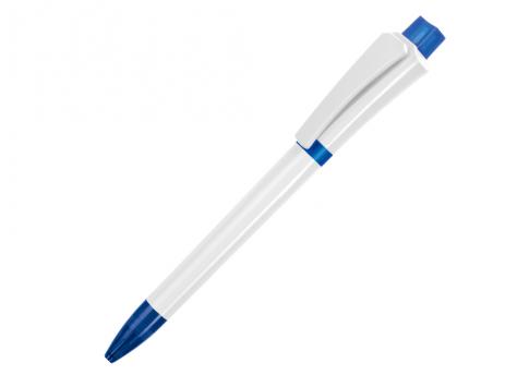 Ручка шариковая, пластик, белый/синий, Optimus артикул OPC-99/1020