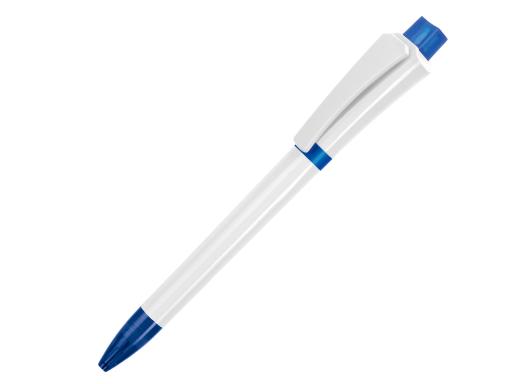 Ручка шариковая, пластик, белый/синий, Optimus артикул OPC-99/1020