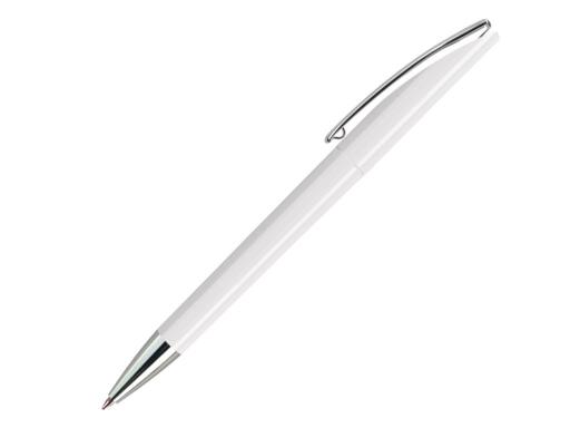Ручка шариковая, пластик, металл, белый/серебро, EVO артикул EM-99
