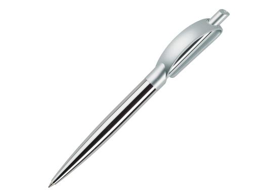 Ручка шариковая, металл, серебро Doppio артикул DPSM-Silver