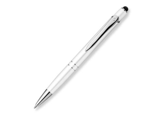 Ручка шариковая, металл, белый Marietta Touch артикул 13566-90