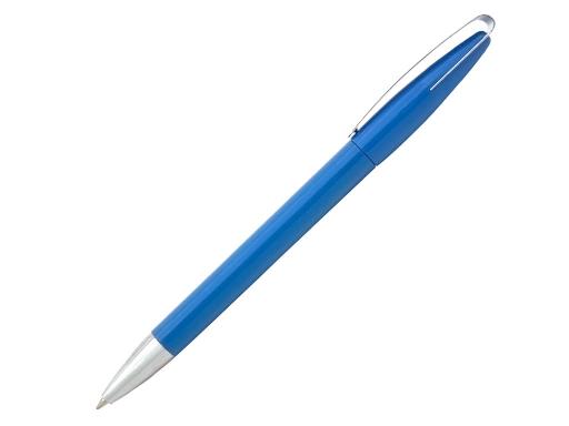 Ручка шариковая, пластик, металл, голубой/серебро артикул 9122/LBU