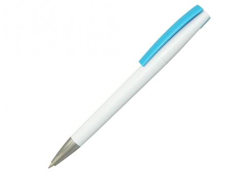 Ручка шариковая, пластик, белый/голубой, Z-PEN артикул 201020-A/LBU