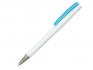 Ручка шариковая, пластик, белый/голубой, Z-PEN артикул 201020-A/LBU