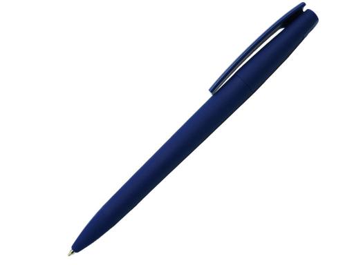 Ручка шариковая, пластик, софт тач, синий/синий, Z-PEN артикул 201020-BR/BU-BU