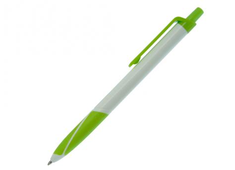 Ручка шариковая, пластик, резина, белый/зеленый, VIVA артикул AH5841/GR-369