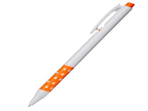 Ручка шариковая, пластик, белый/оранжевый, Pixel артикул 201116-A/OR