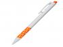 Ручка шариковая, пластик, белый/оранжевый, Pixel артикул 201116-A/OR