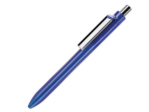 Ручка шариковая, пластик, синий, прозрачный Eris артикул ERMT-1020