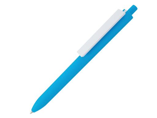 Ручка шариковая, пластик, голубой/белый El Primero Color артикул El Primero Color-12/LBU