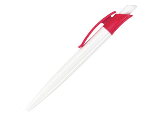 Ручка шариковая, пластик, белый/красный Gladiator артикул G-99/30
