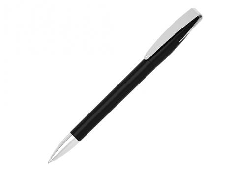 Ручка шариковая, автоматическая, пластик, металл, черный/серебро, Cobra артикул 41034/A