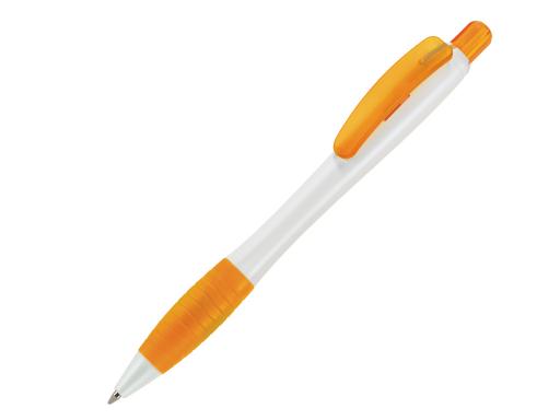 Ручка шариковая, пластик, белый/оранжевый Aston артикул A-99/1060