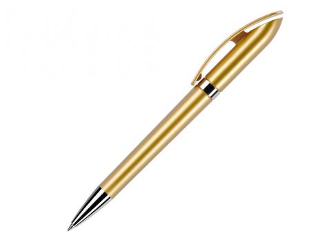 Ручка шариковая, пластик, золото Polo артикул POS-Gold